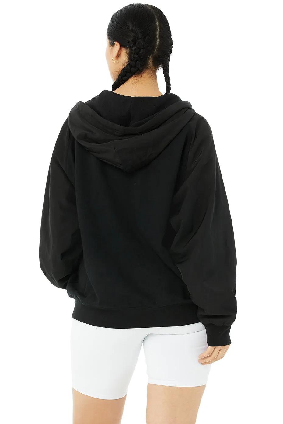 Hype Full Zip Hoodie - Black