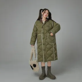 I Got Up Cozy Quilted Padding Coat