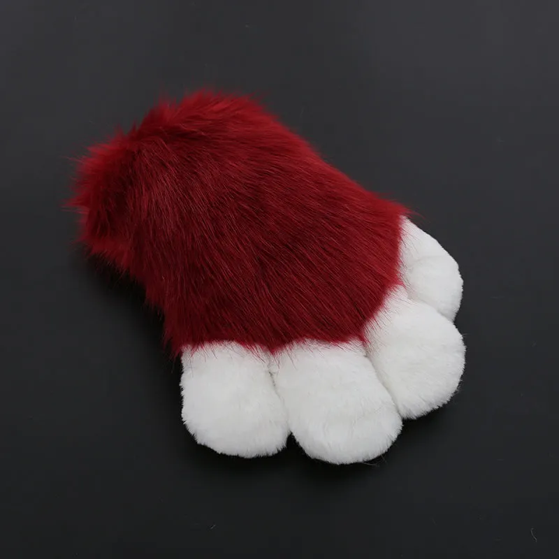 【in stock】DokiDoki Cosplay Fursuit Animal Cat Claw Paw Cute Furry Winter Fingerless Gloves Bear Paw