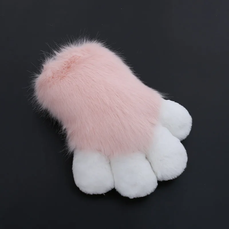 【in stock】DokiDoki Cosplay Fursuit Animal Cat Claw Paw Cute Furry Winter Fingerless Gloves Bear Paw