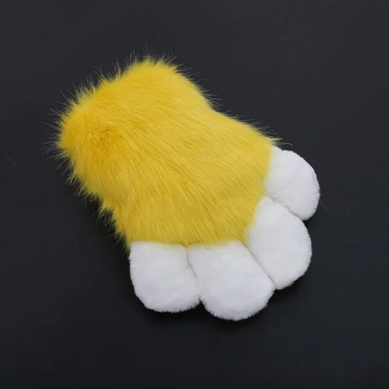 【in stock】DokiDoki Cosplay Fursuit Animal Cat Claw Paw Cute Furry Winter Fingerless Gloves Bear Paw