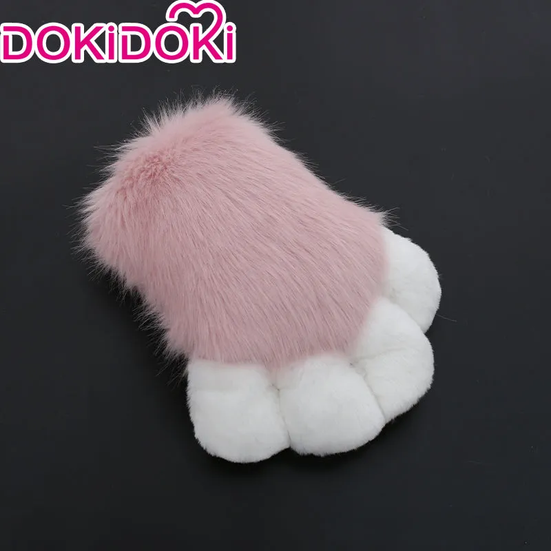 【in stock】DokiDoki Cosplay Fursuit Animal Cat Claw Paw Cute Furry Winter Fingerless Gloves Bear Paw