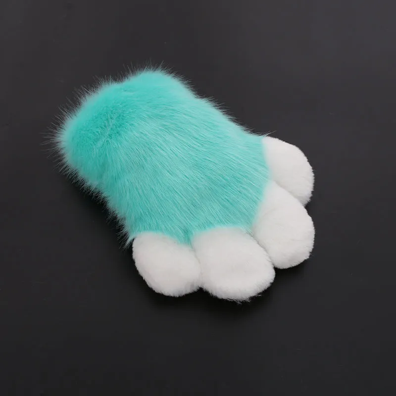 【in stock】DokiDoki Cosplay Fursuit Animal Cat Claw Paw Cute Furry Winter Fingerless Gloves Bear Paw