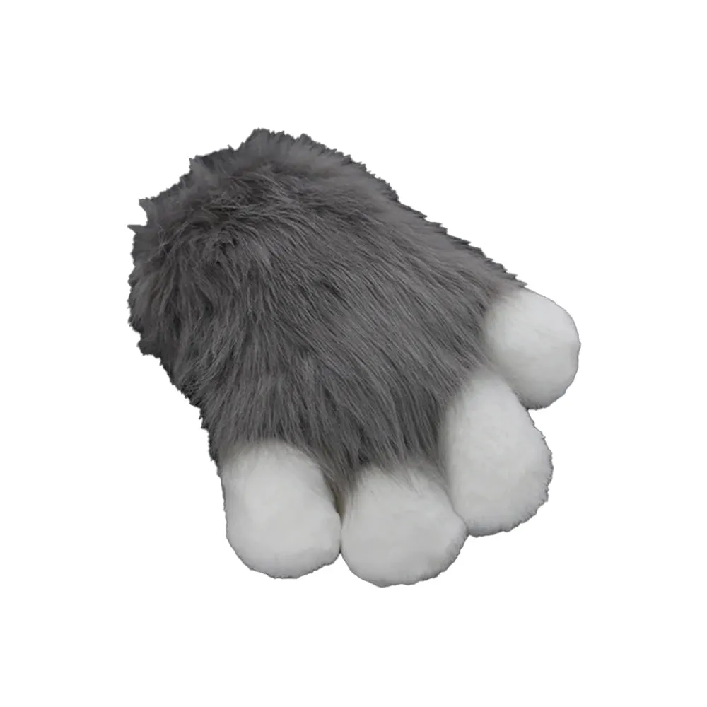 【in stock】DokiDoki Cosplay Fursuit Animal Cat Claw Paw Cute Furry Winter Fingerless Gloves Bear Paw