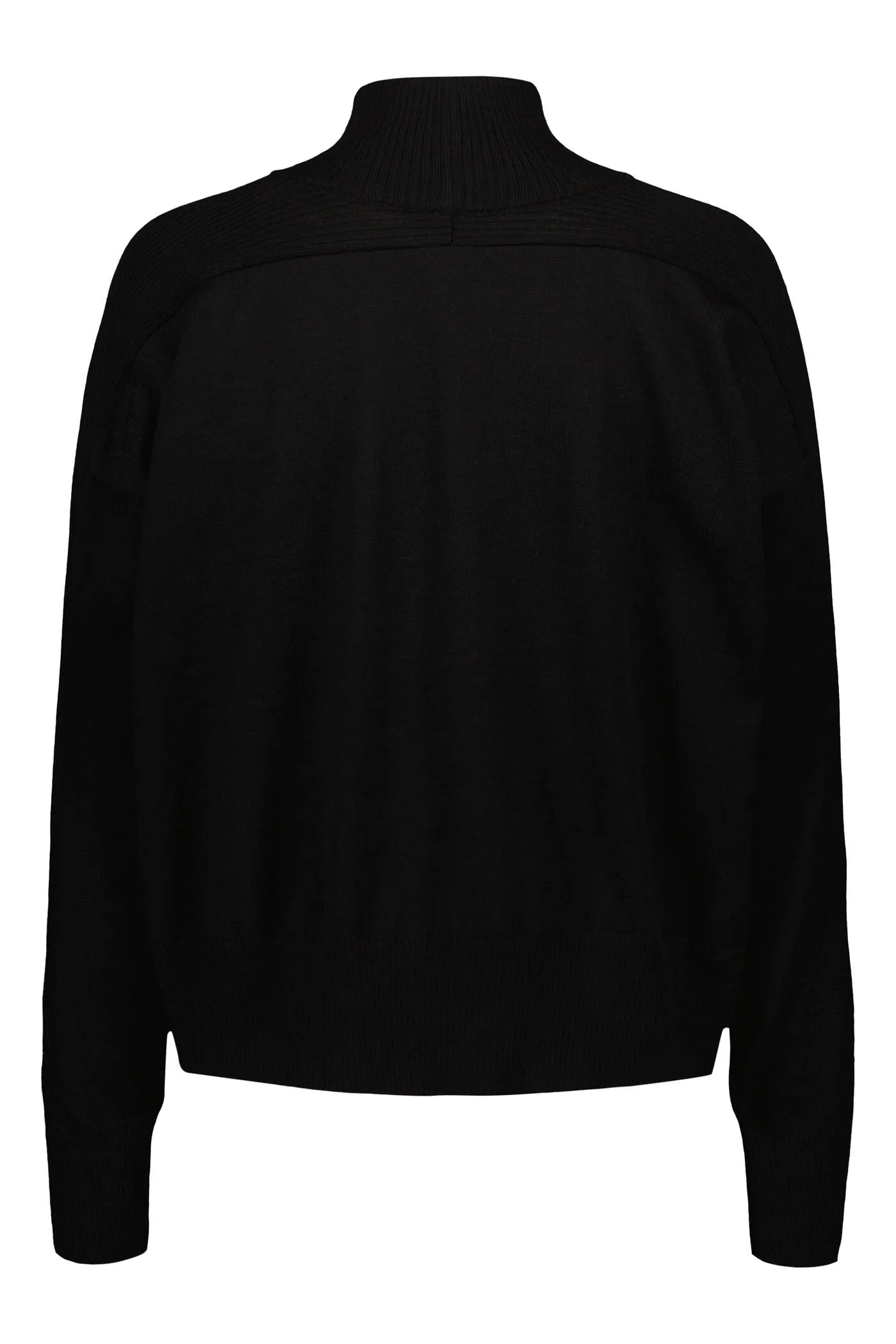 Ina Merino Polo Knit Black