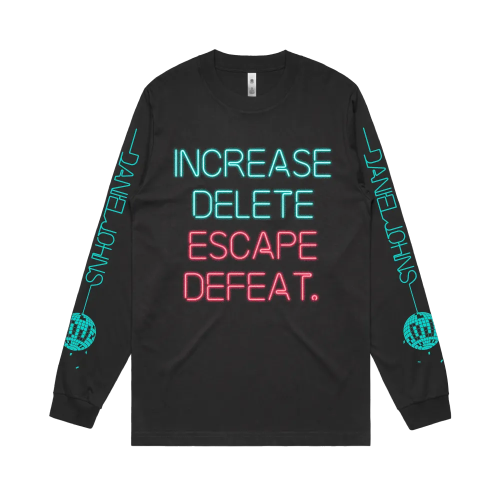 Increase Delete / Coal long Sleeve