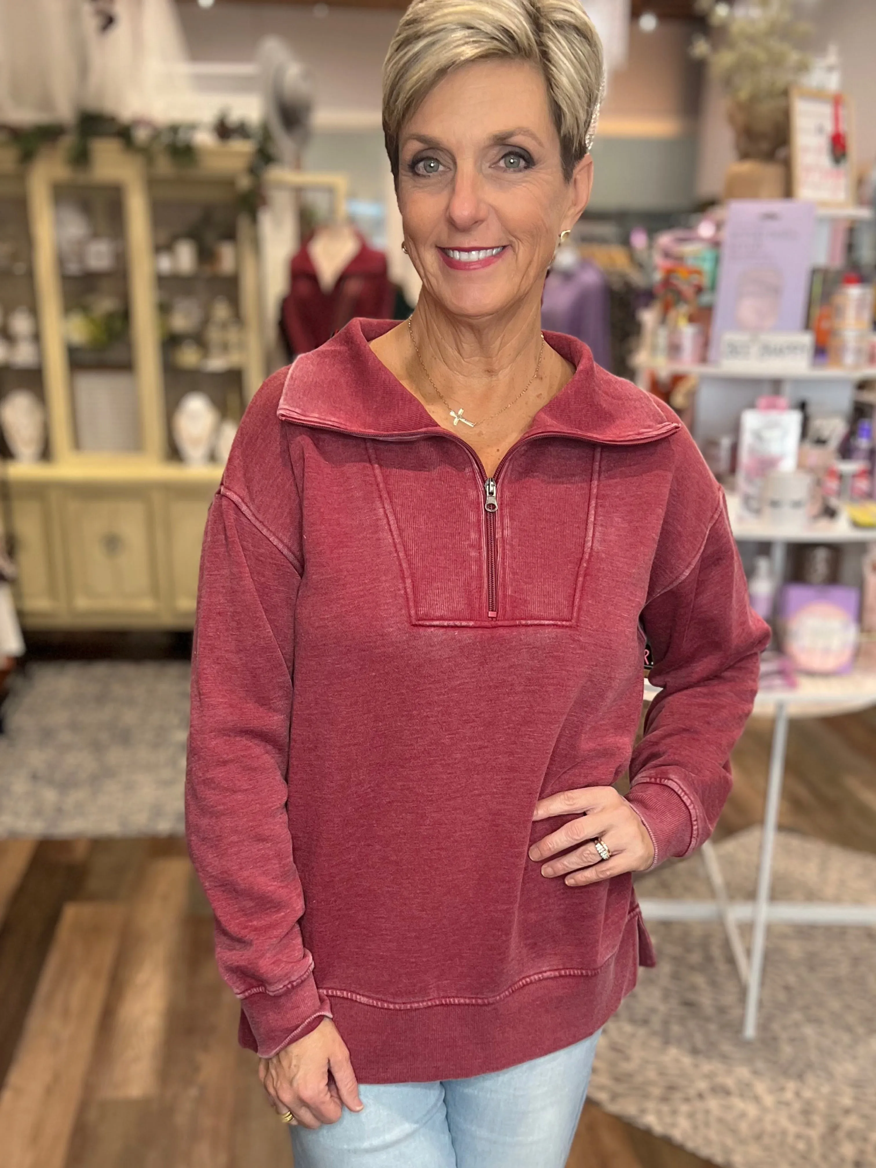 Isabella 1/4 Zip Pullover