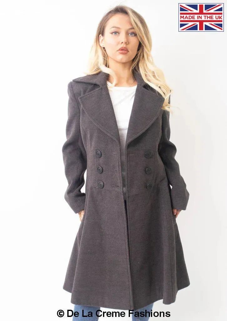 Kirsty Slim Fit A-Line Coat