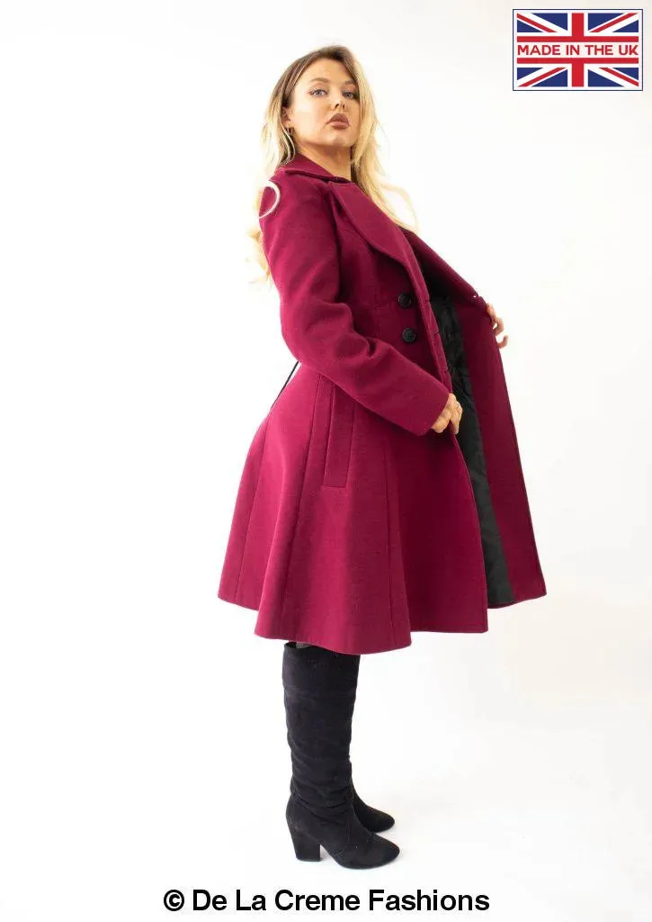 Kirsty Slim Fit A-Line Coat