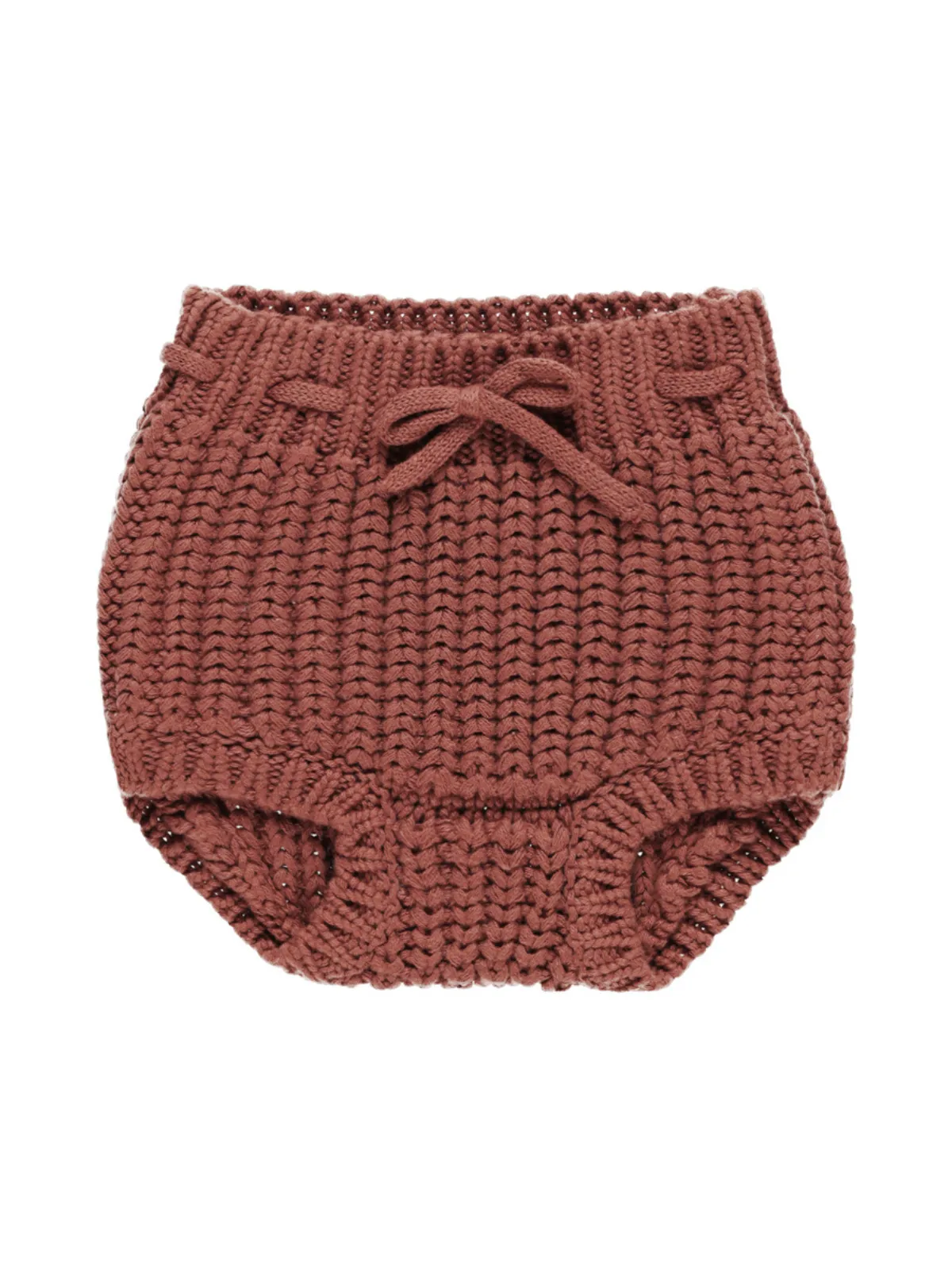 Knit Tie Bloomer, Cranberry