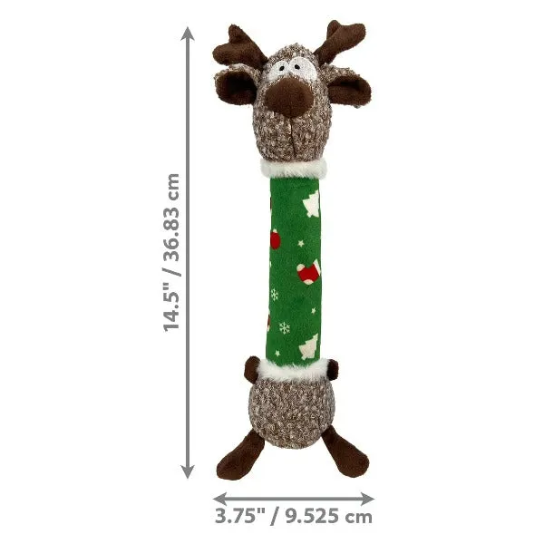 KONG Holiday Shakers Luvs Reindeer Dog Toy