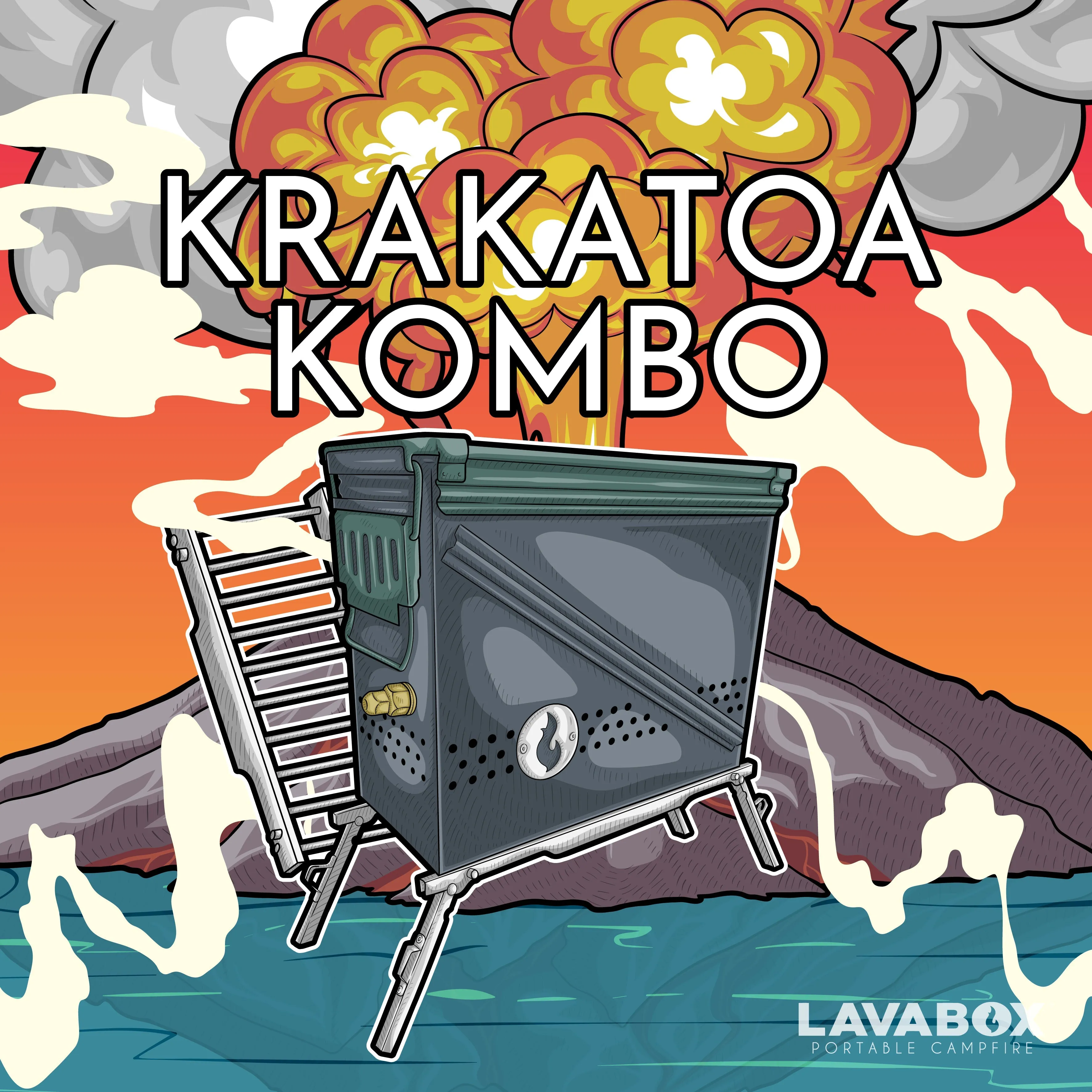 Krakatoa Kombo: Krakatoa FireBreather & OUXL Grill PRE-SALE