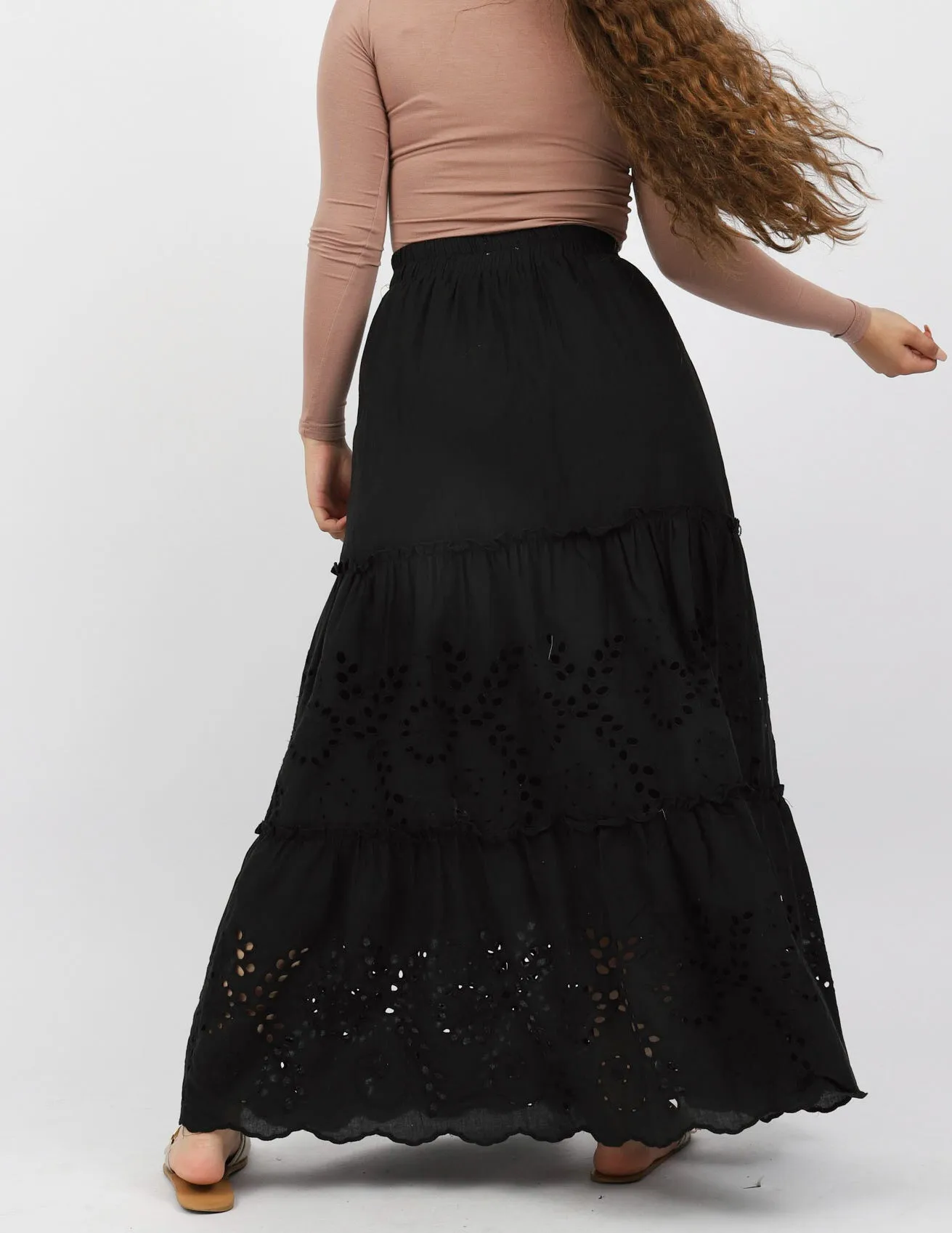 Lacey Lace Detail Skirt