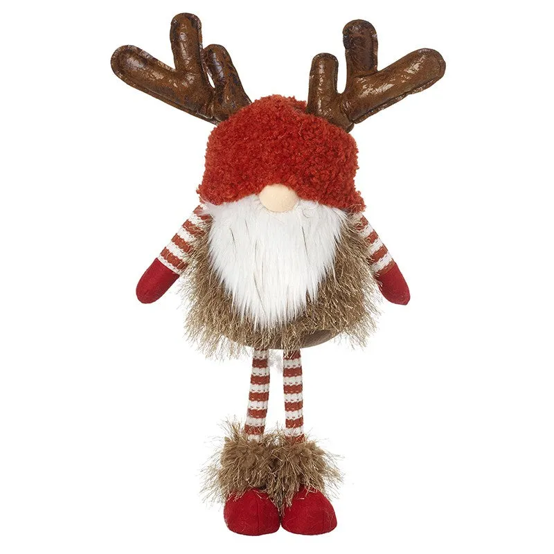 Large Barney Red & White Standing Reindeer Gonk