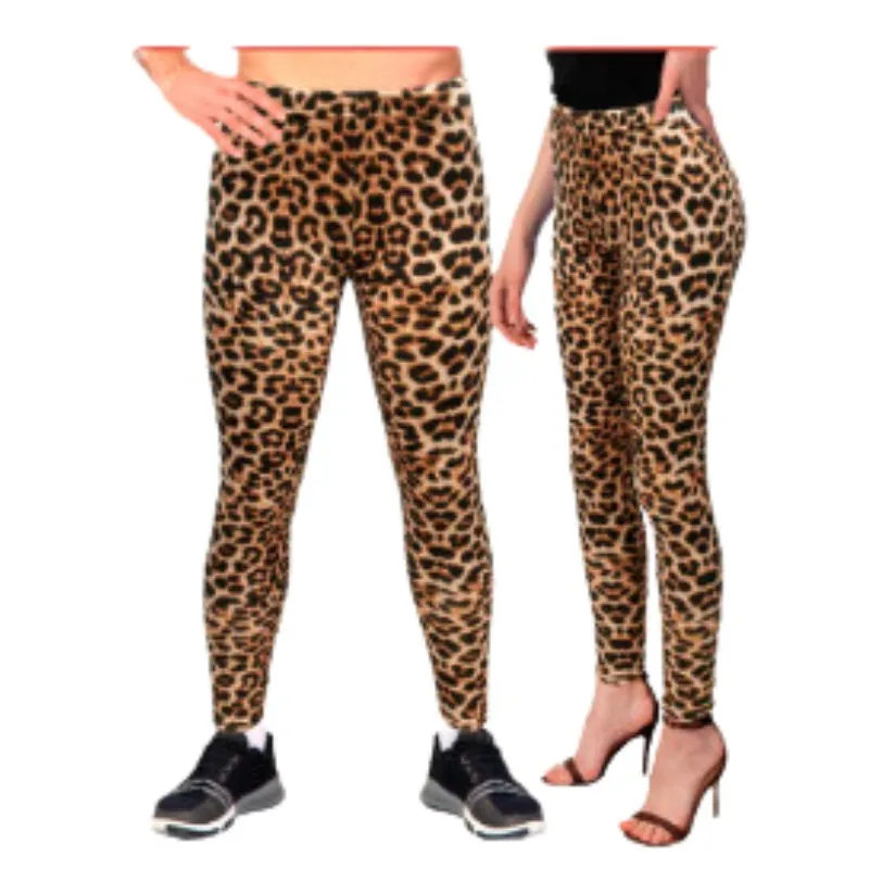 Leopard Print Adult Leggings