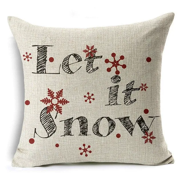 Let It Snow! Xmas Cushion Covers