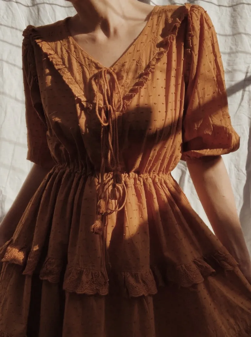 LITTÉRAIRE COPPER DRESS