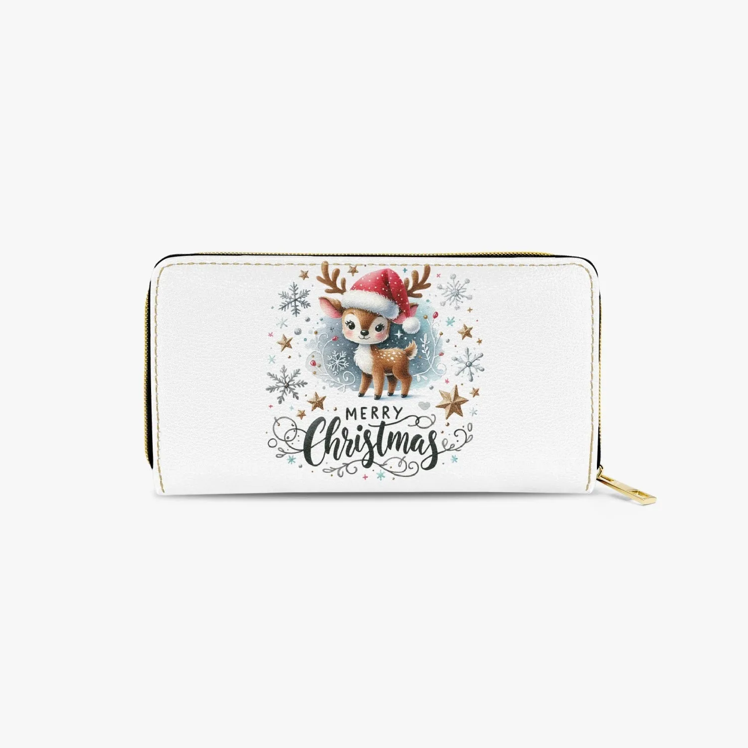 Long Type Zipper Purse - Christmas, Reindeer