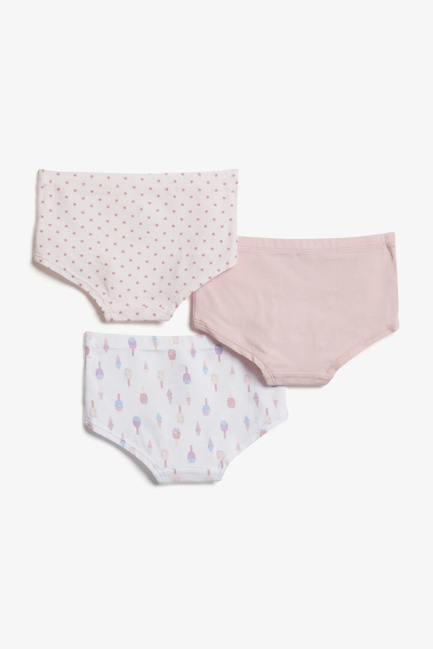 Lot de 3 culottes garçonnes en coton - Enfant fille