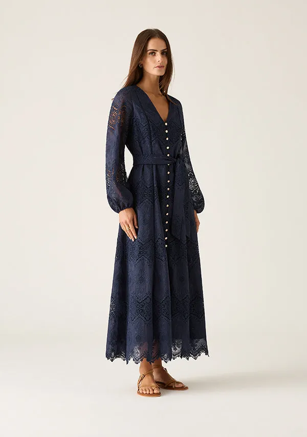 Mariana Embroidery Maxi Dress