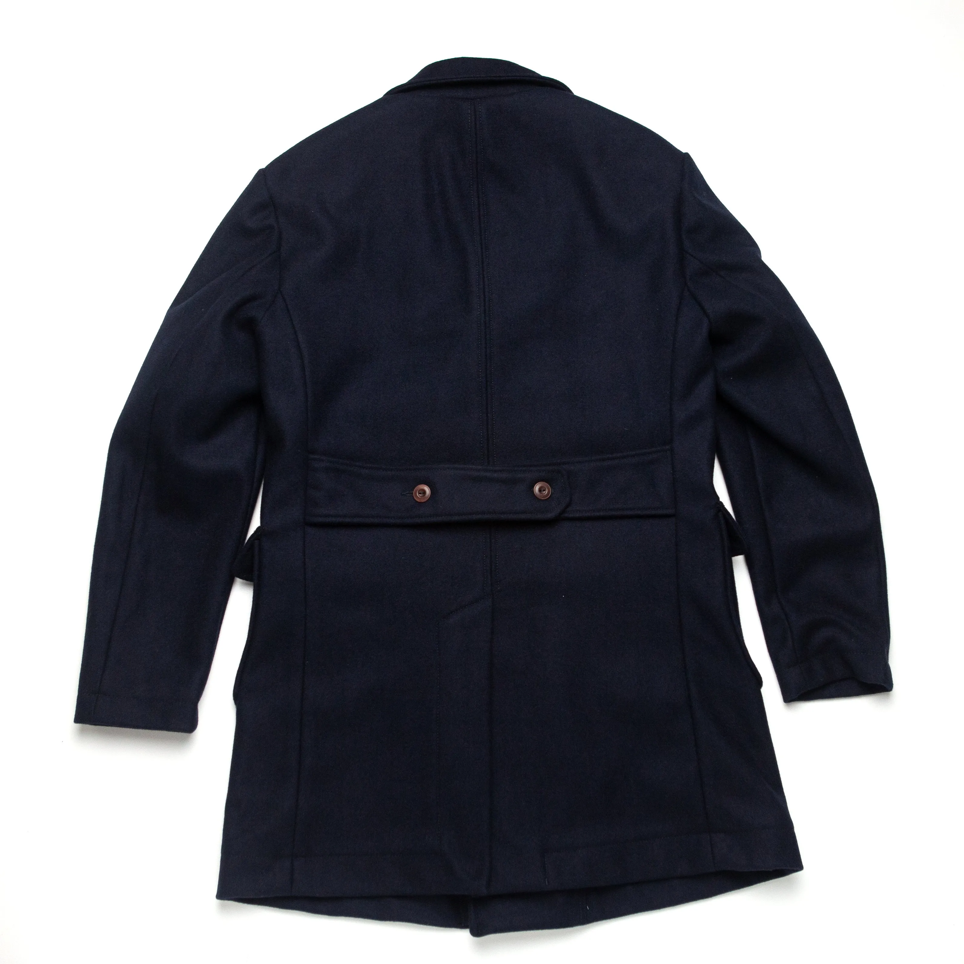 Mariner Coat in Navy Wool