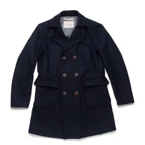 Mariner Coat in Navy Wool