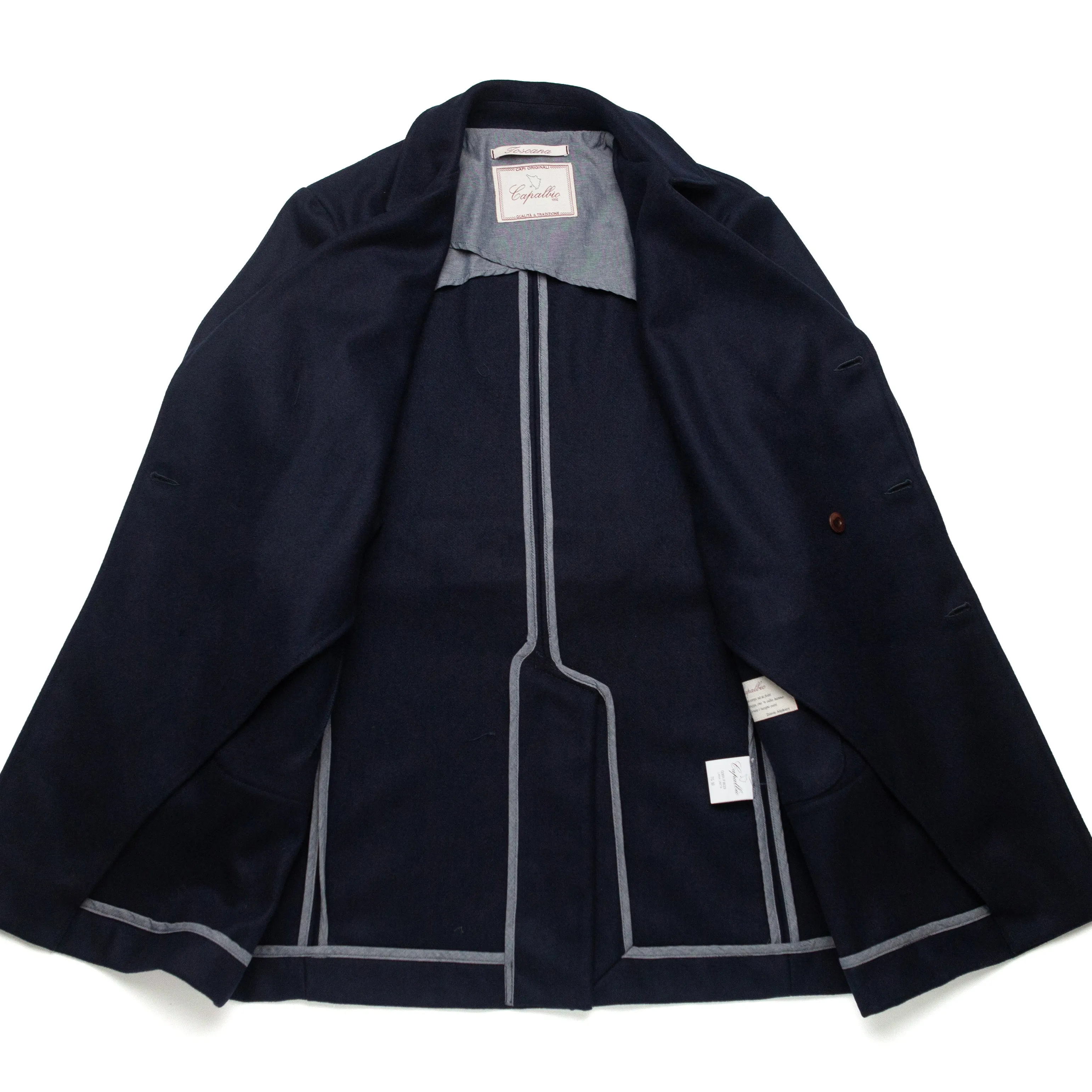 Mariner Coat in Navy Wool