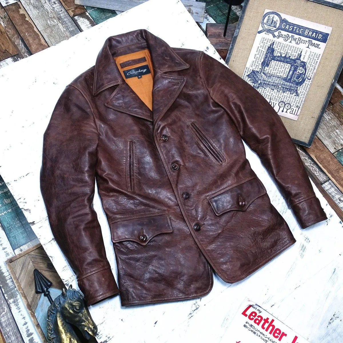 Mens Horsehide Leather Jacket