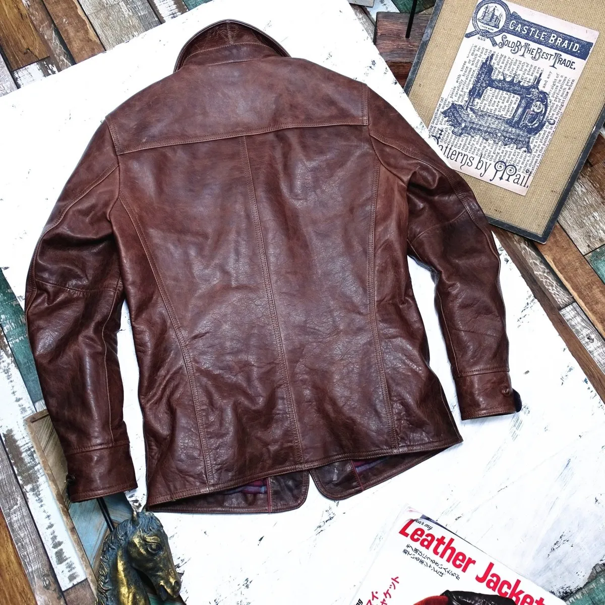 Mens Horsehide Leather Jacket