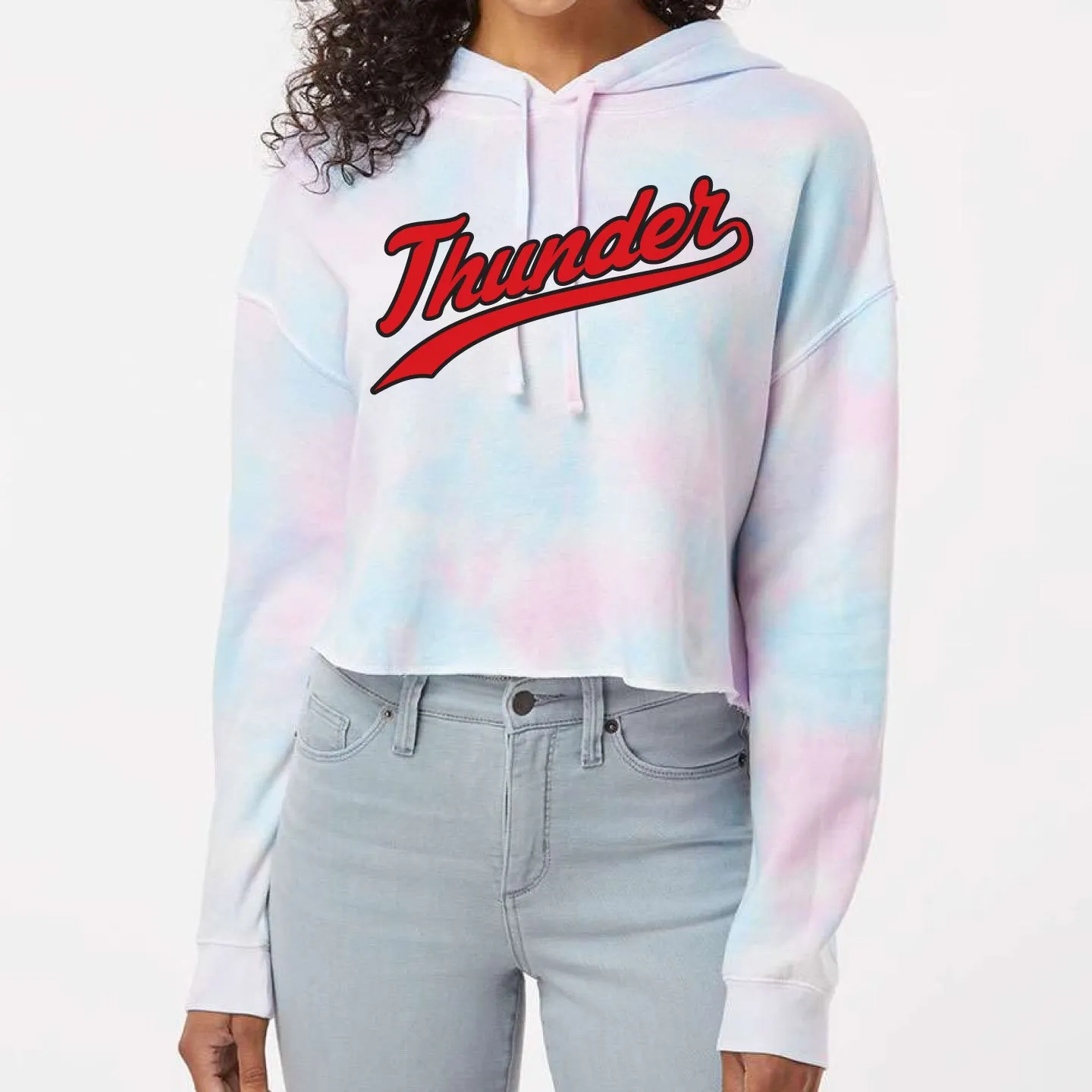 MH Thunder Ladies Cropped Premium Hoodie (THT001-AFX64CRP)