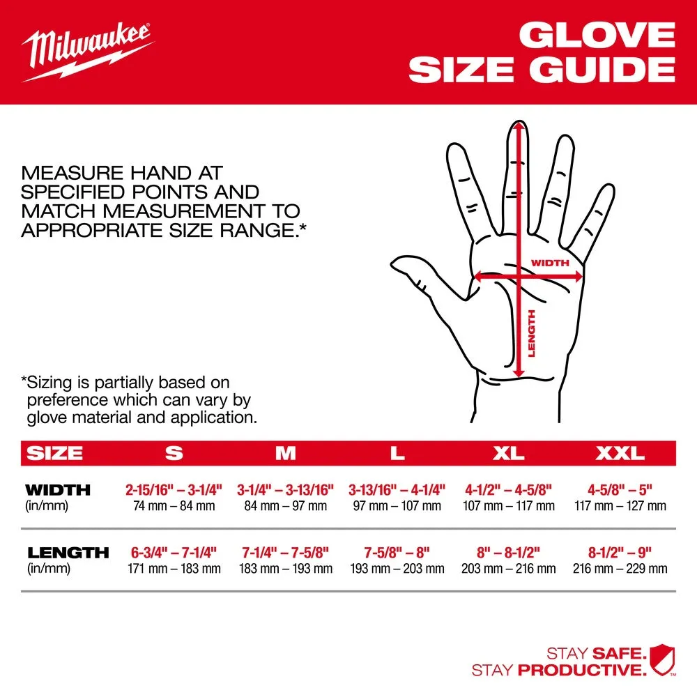 Milwaukee 48-73-0030 Winter Performance Gloves – Small