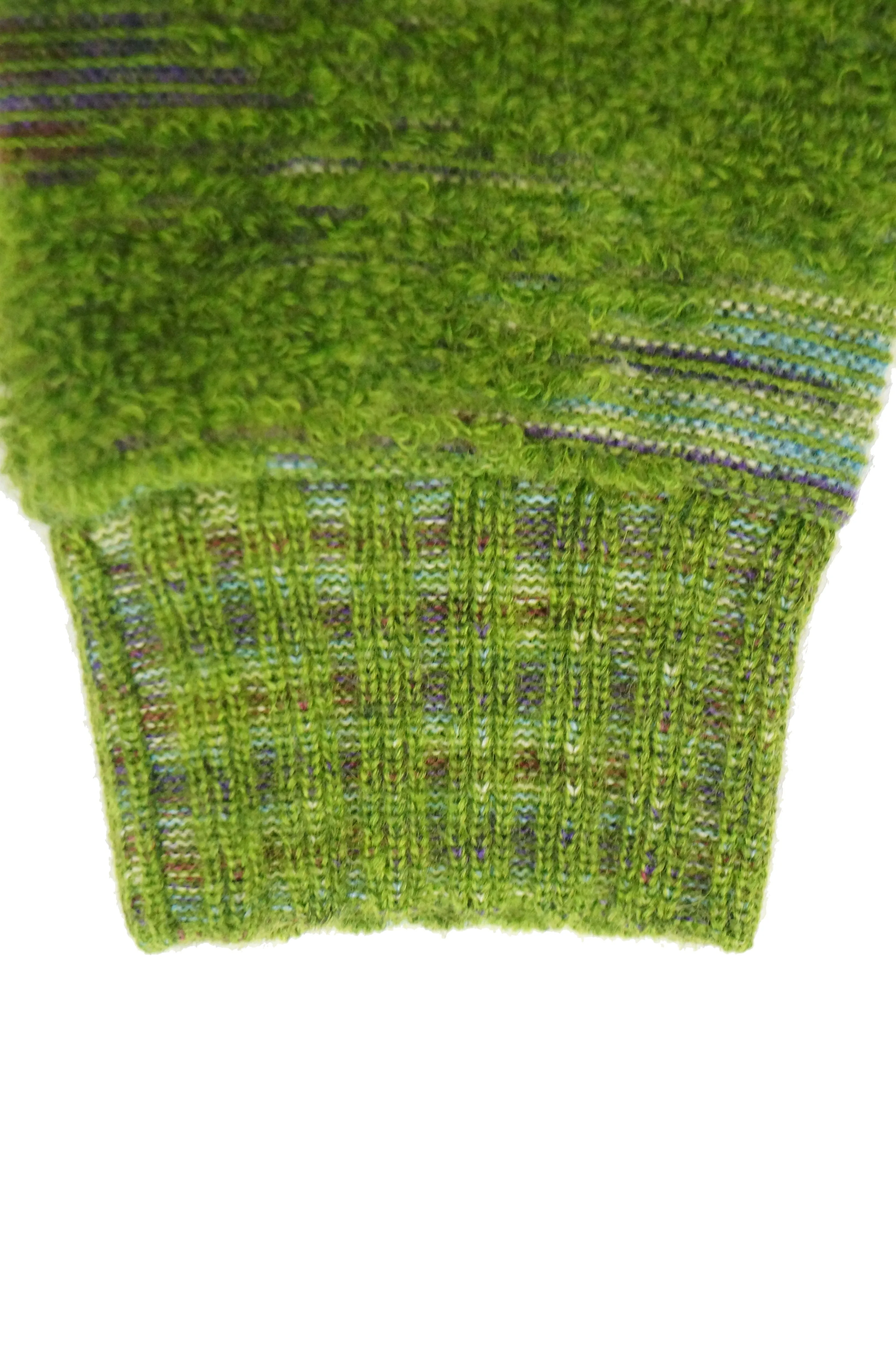 Missoni Moss Green Mohair & Wool Space Dyed Sweater