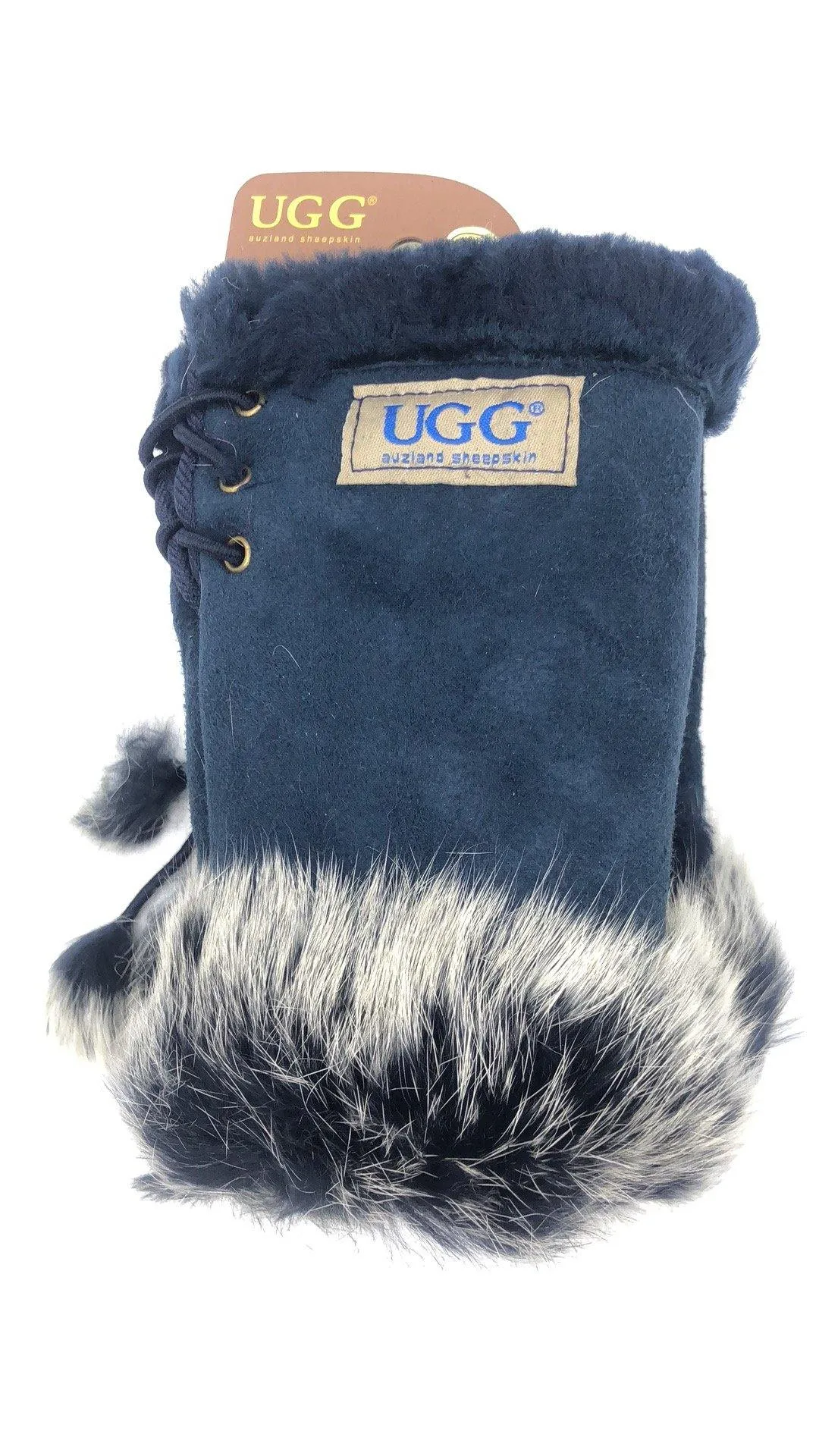 Mubo UGG Genuine Sheepskin Fingerless Glove SH001 Size M