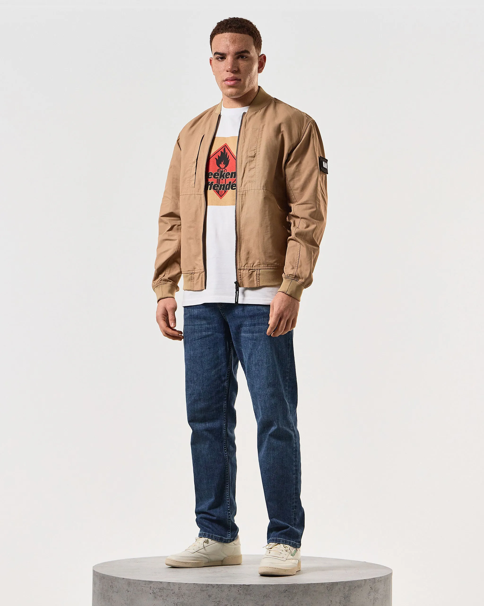 Mulini Bomber Jacket Cognac Brown