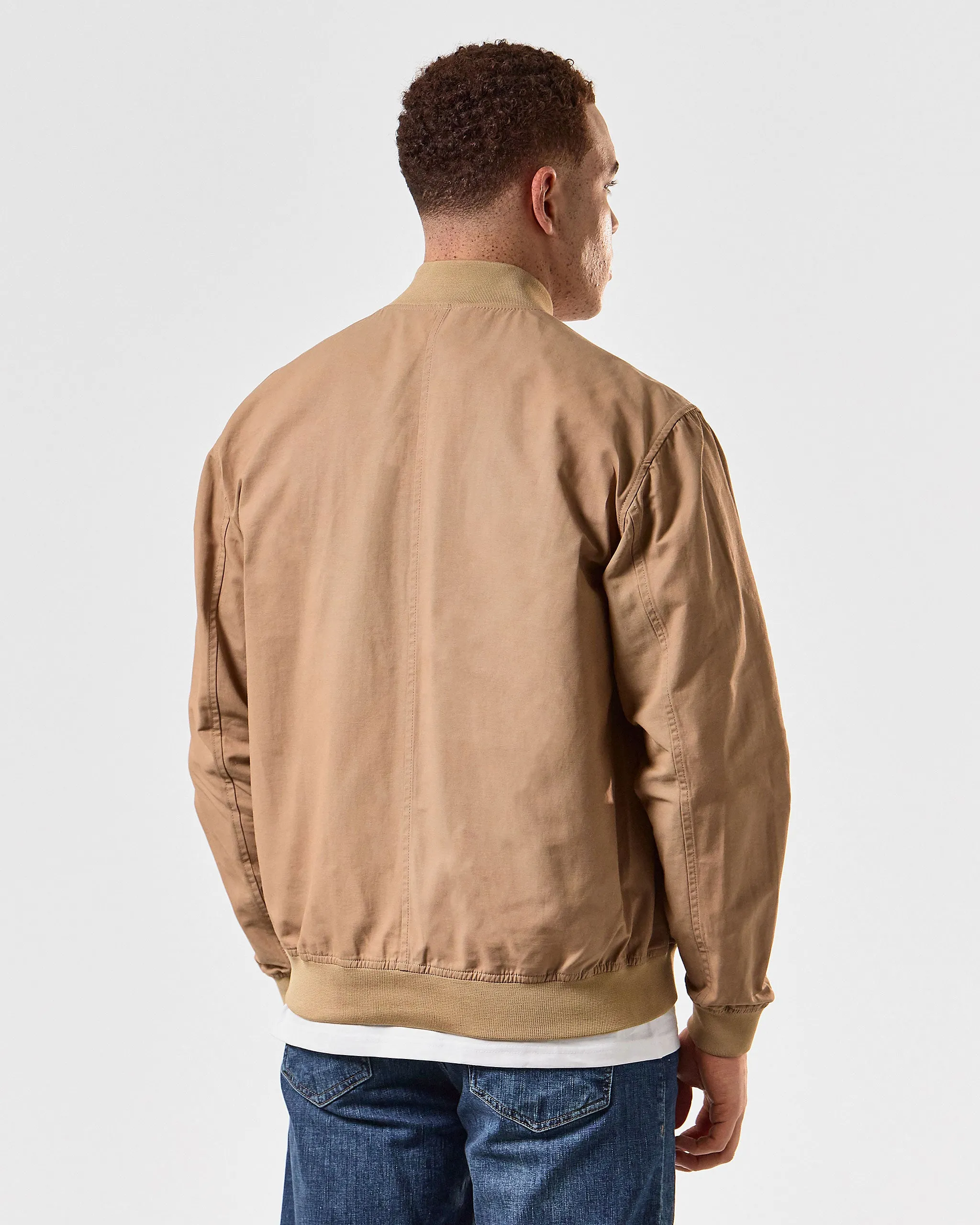 Mulini Bomber Jacket Cognac Brown