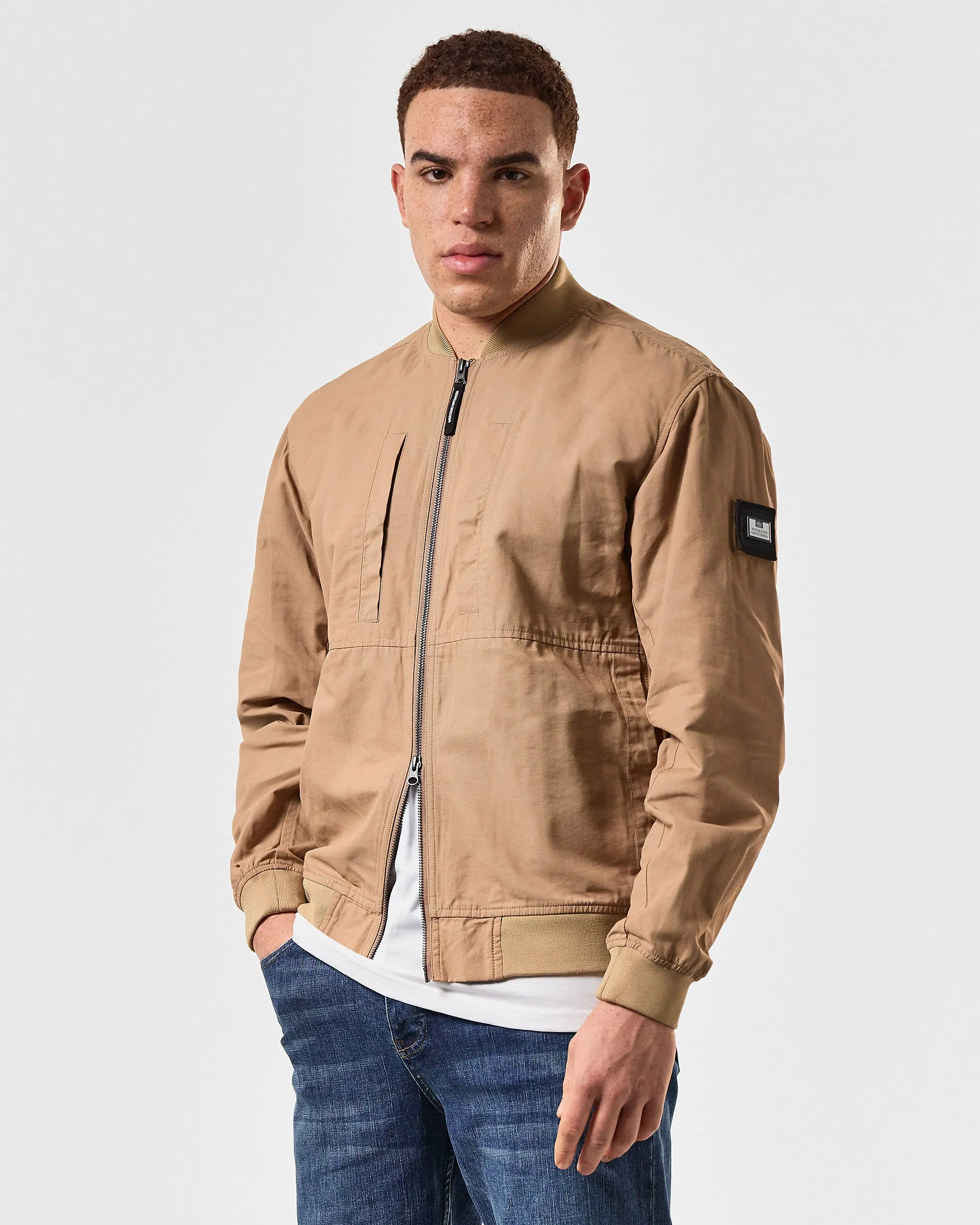 Mulini Bomber Jacket Cognac Brown