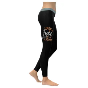 My Hope Is In Him Funny Christian Jesus Faith Upf40  Womens Leggings - Christian Leggings For Women