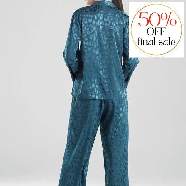 Natori Decadence Notch PJ Set in Ocean Teal H76058