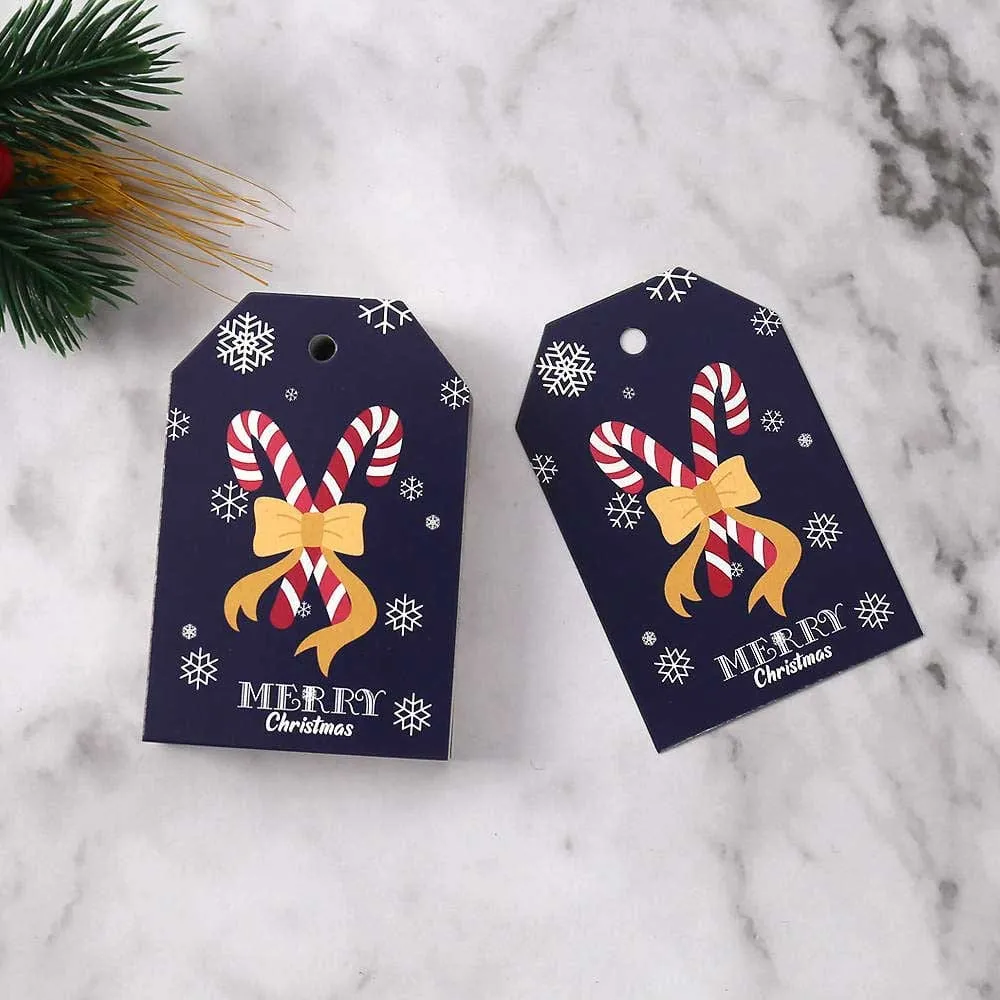 Navy Blue Christmas Gift Tags Pack of 10