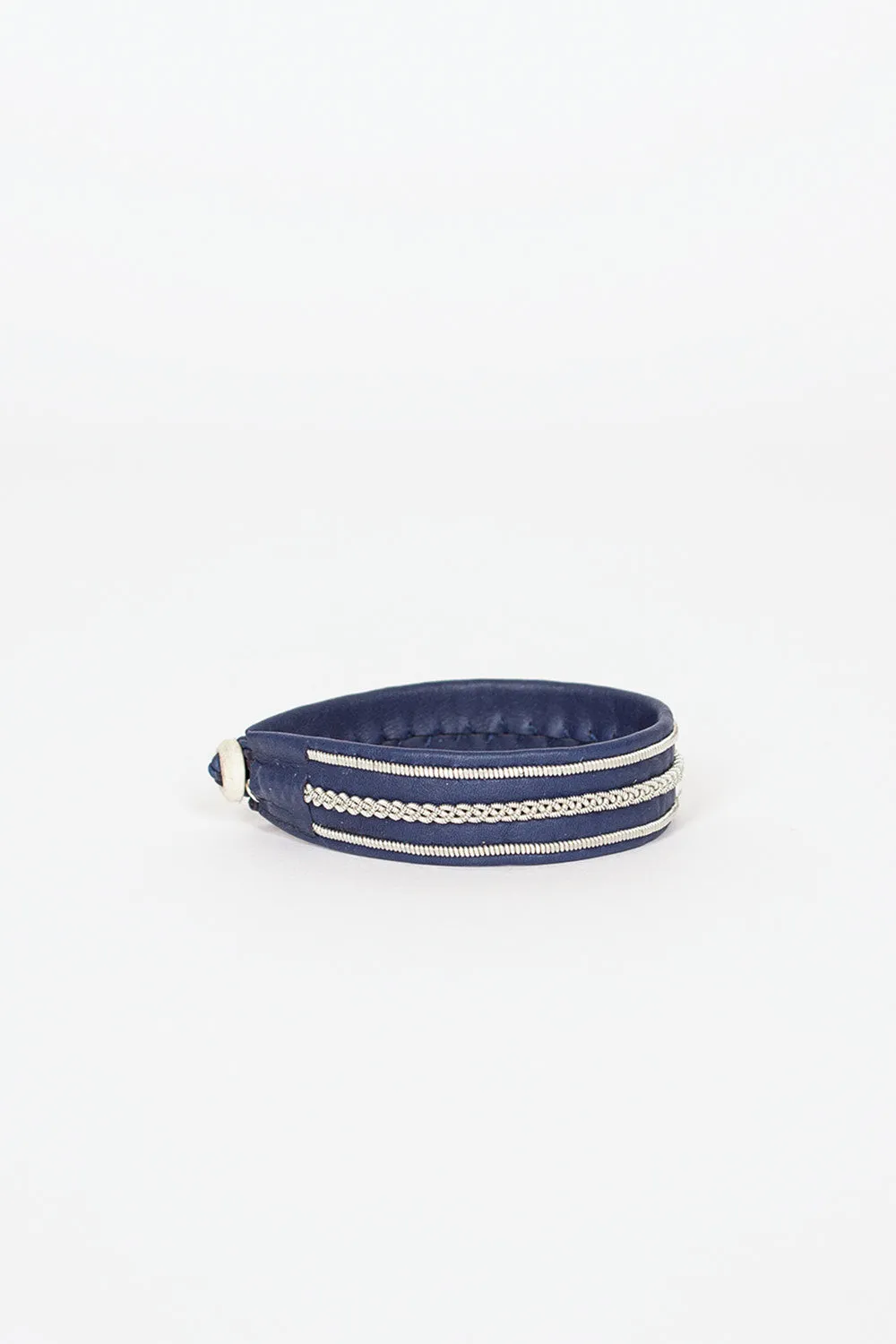 Navy Hide B Bracelet 2