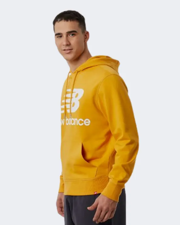 New Balance Essentials Pullover Men Lifestyle Hoody Gold Mt03558-Gho