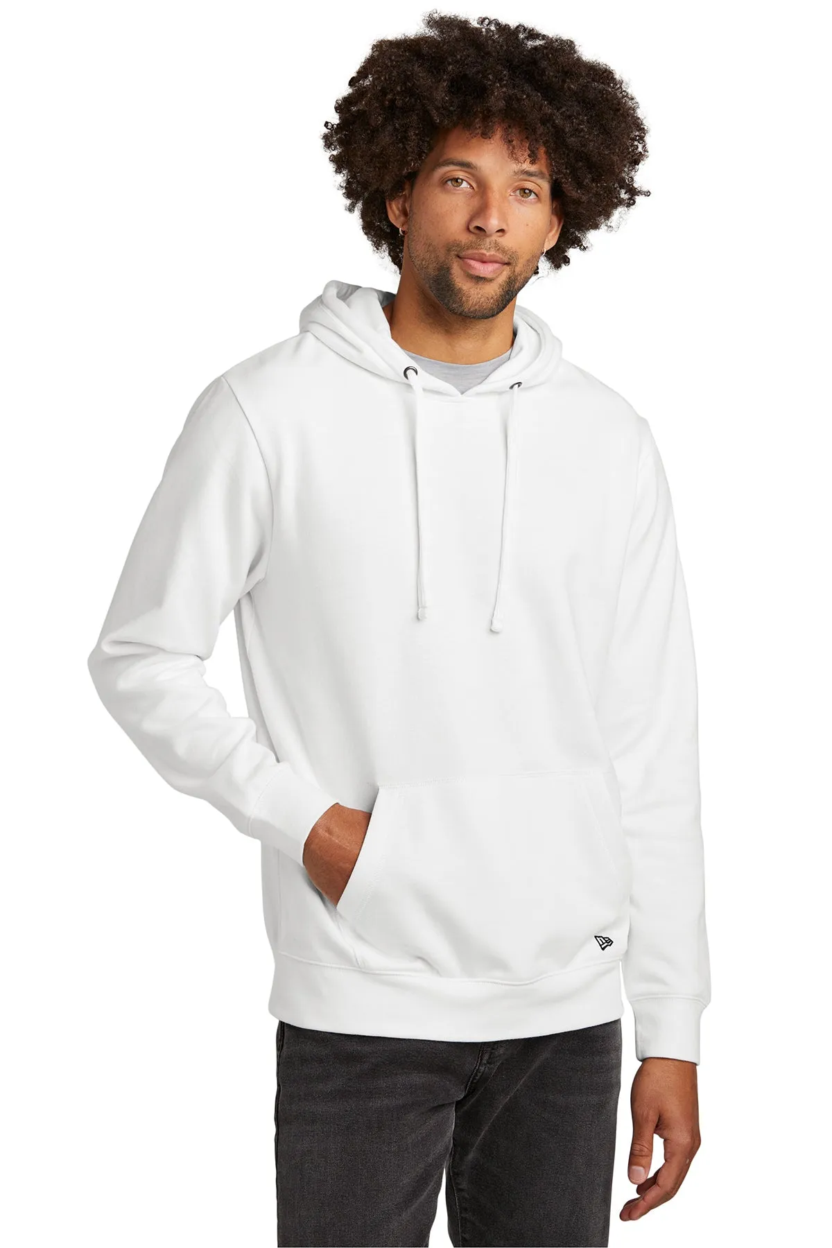 New Era Comeback Fleece Customized Hoodies, White