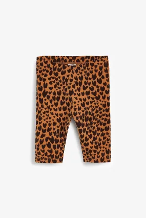 Next Animal Organic Cotton Cropped Younger Girls Leggings