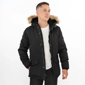 Next Men Parka Jacket Padded Shower Resistant