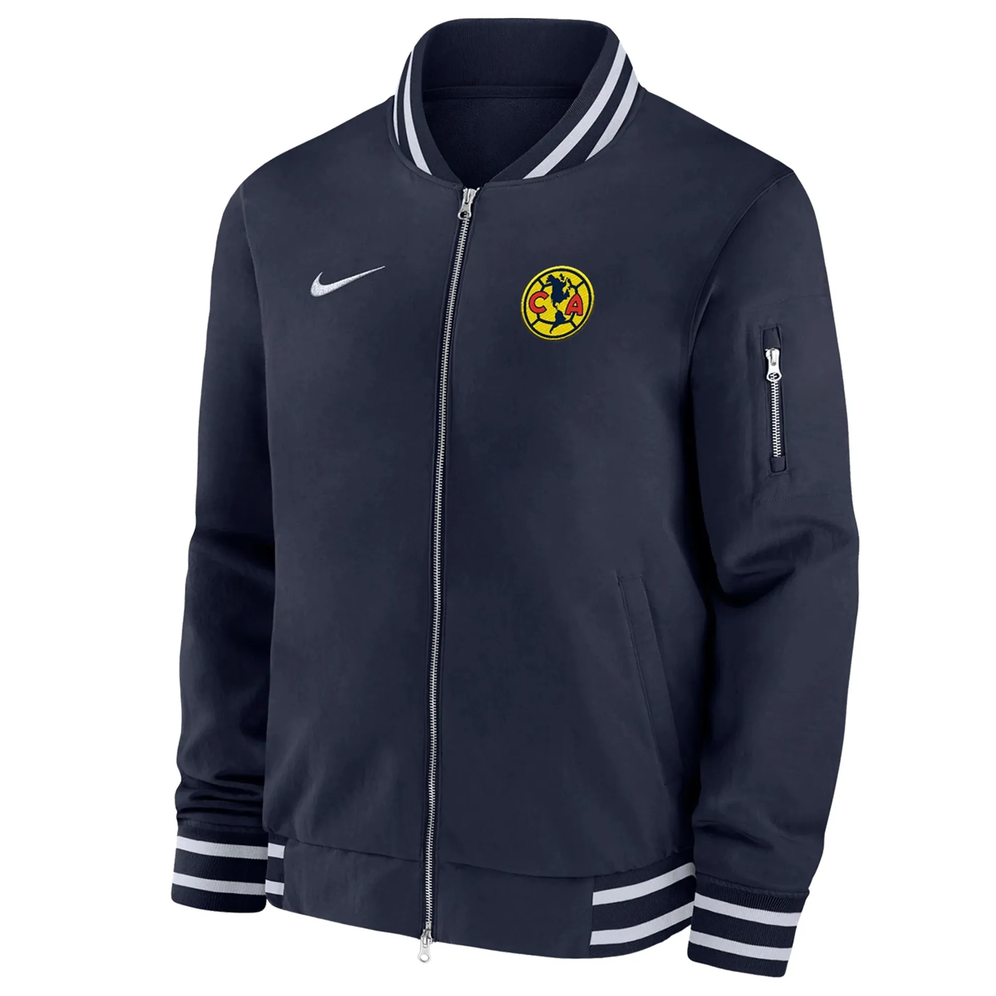 Nike Club America Bomber Jacket (Navy Blue)