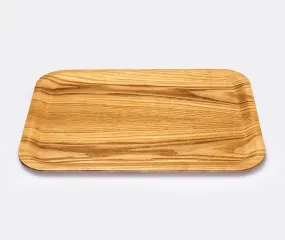 Non-slip Rectangular Wooden Tray - 27x20cm