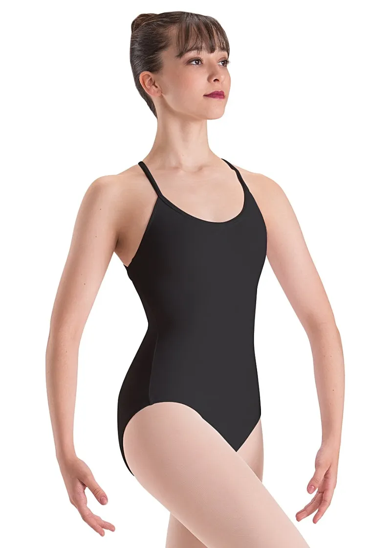 ON SALE Youth Drape Back Silkskyn Camisole Leotard