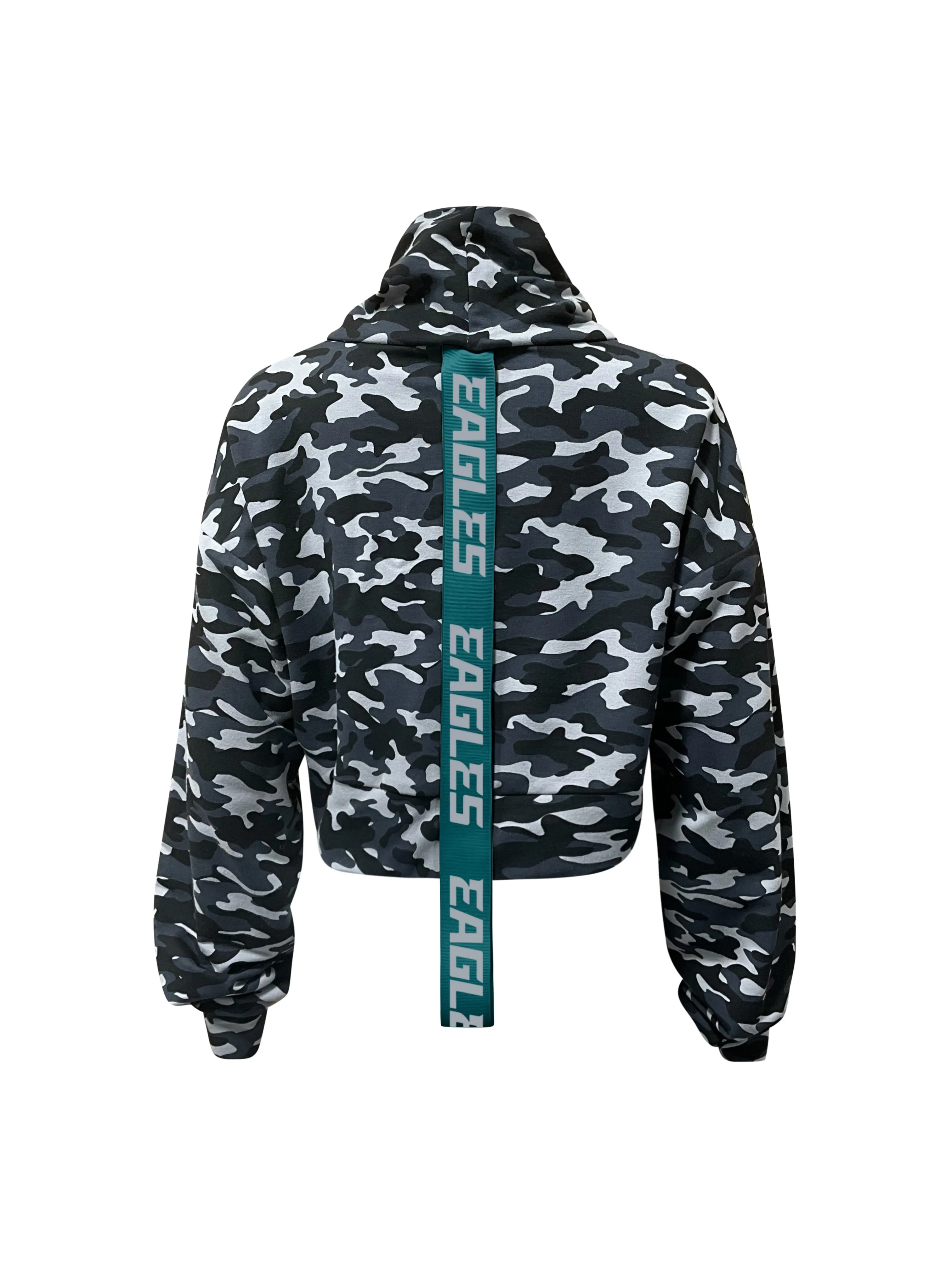 Philadelphia Eagles Crop Camo Sweatshirt