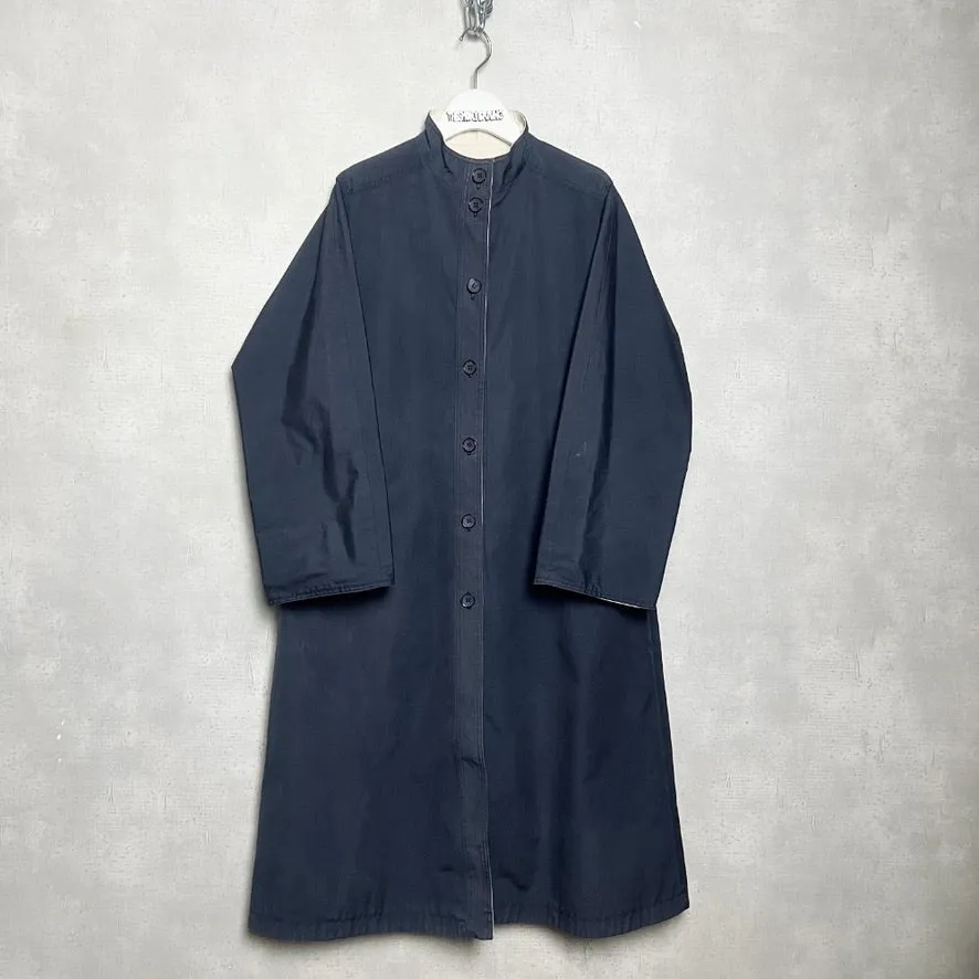 POLAND製 / REVERSIBLE STAND-UP COLLAR LONG COAT