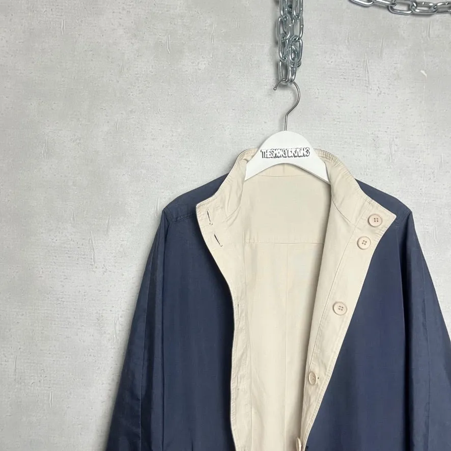 POLAND製 / REVERSIBLE STAND-UP COLLAR LONG COAT